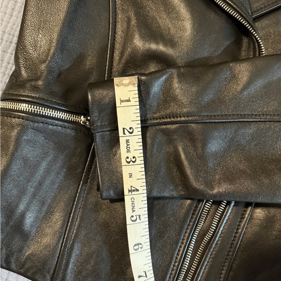 Lambskin Leather Jacket- Iris and Ink - Picture 10 of 16